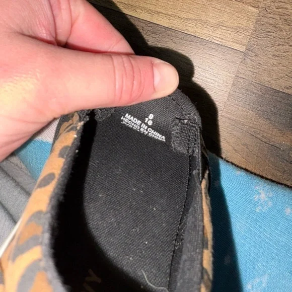 Old Navy Leopard Print Slip-On Sneakers - Picture 2 of 2